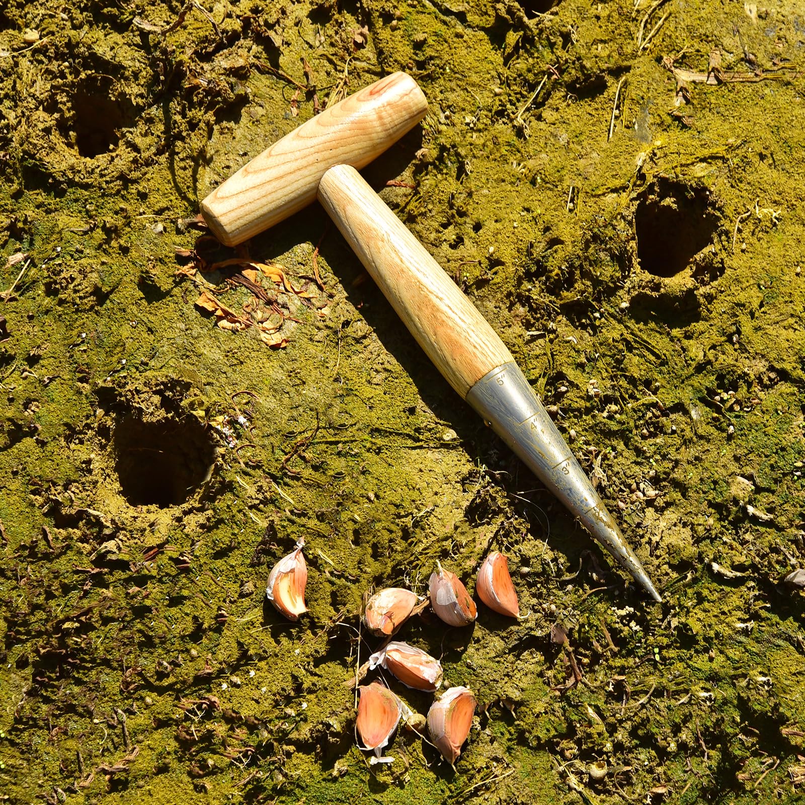 Esvopa dibber for seeds, bulbs, and seedlings