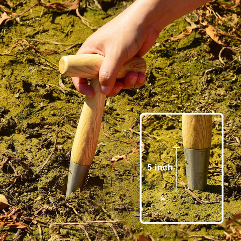 Esvopa seed dibber stainless steel tip resists corrosion for daily use