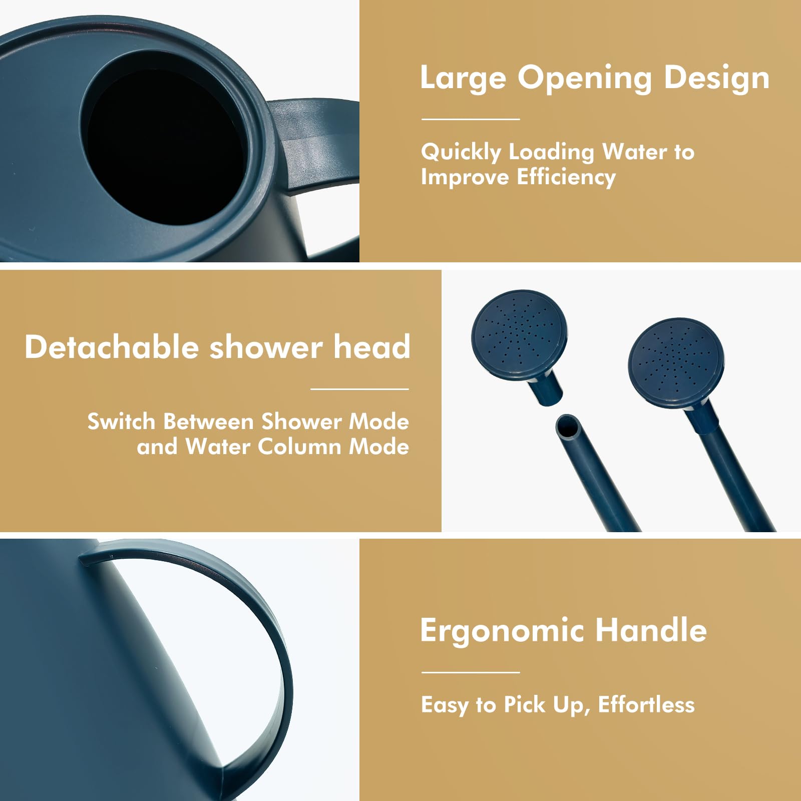 Etarewilt dark blue design adds modern decor to any space.