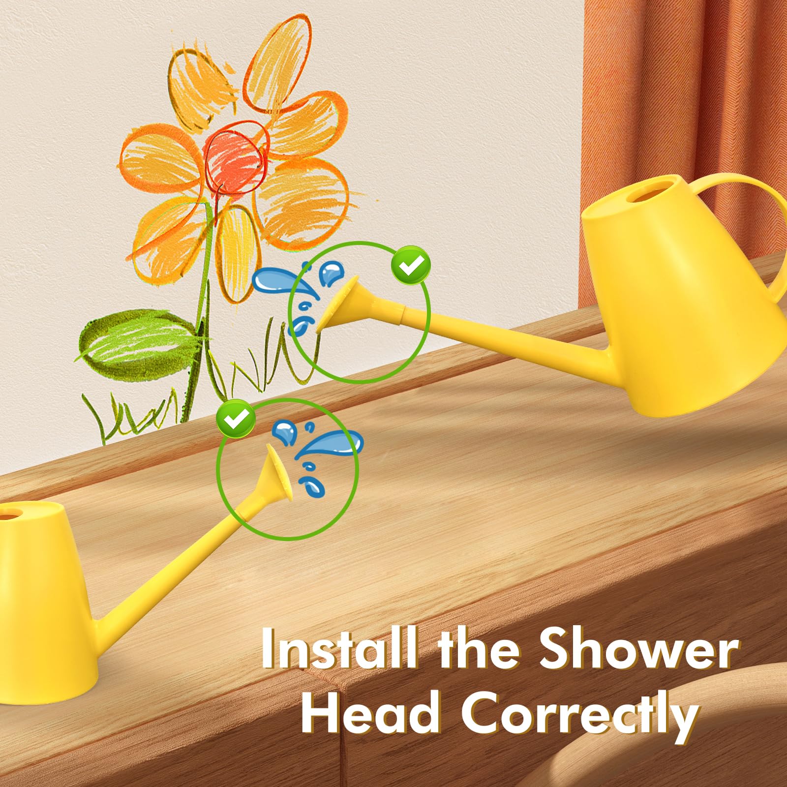 Etarewilt modern-design watering can doubles as decor