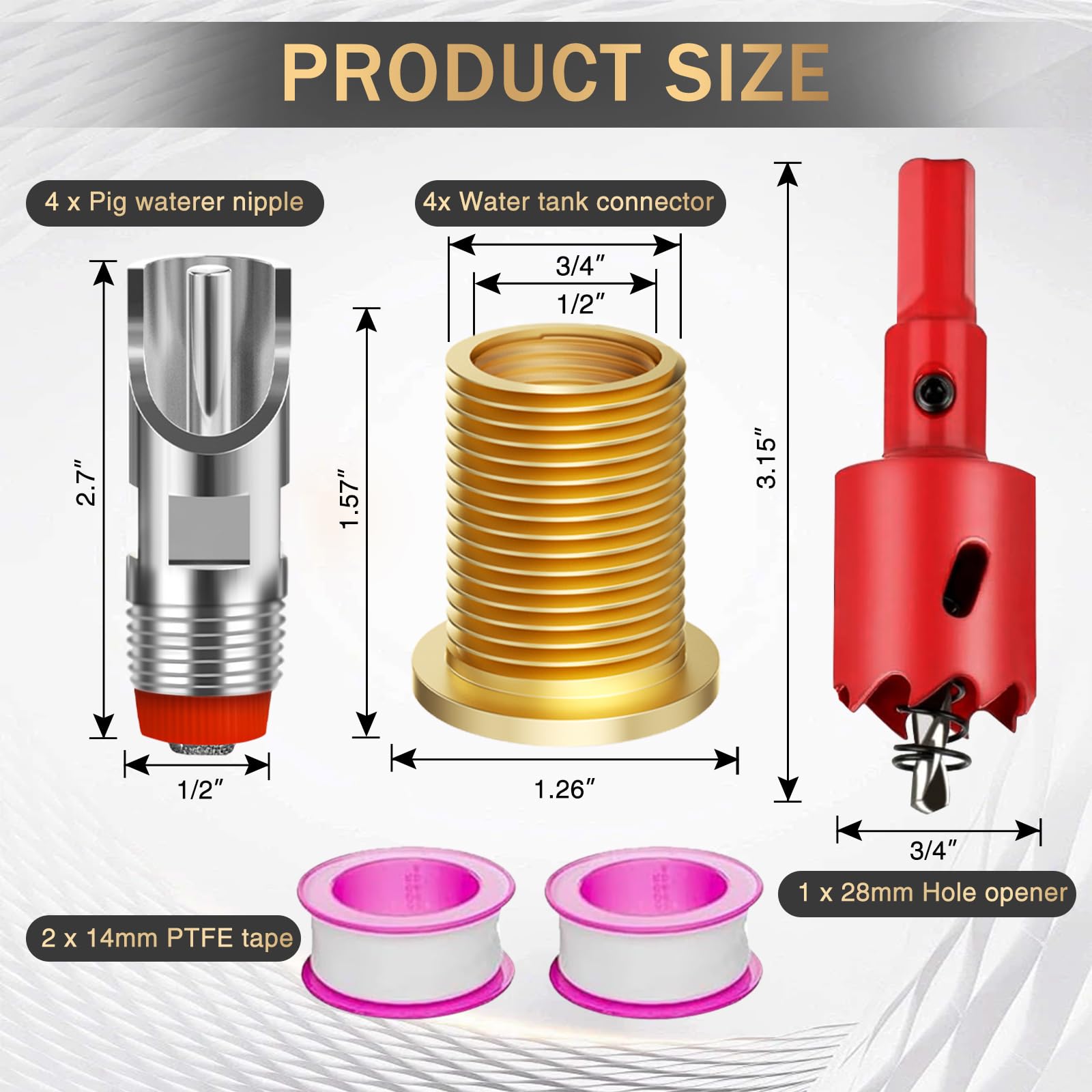 ETCYAOXIN nipple installation on a drum barrel simplifies setup