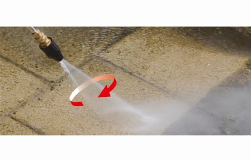ETD Erie Tools rotating turbo nozzle displaying 3.0 GPM flow.