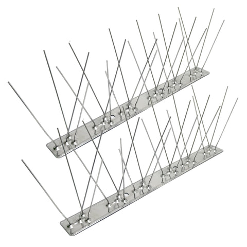 Etermeish bird spikes protect pigeons from landing while preserving curb appeal.