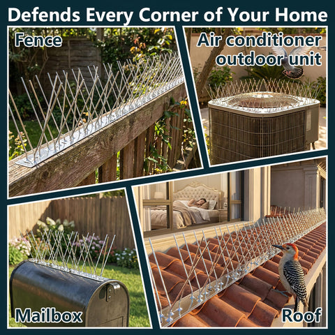 Etermeish inconspicuous profile blends with architecture, protecting your property discreetly.