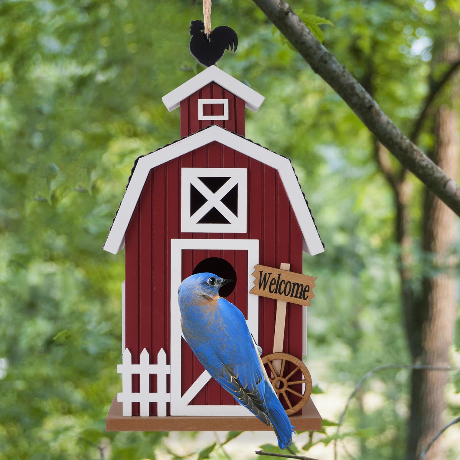 Eternhome bird house welcome hanging feeder: easy access for cleaning and refilling.