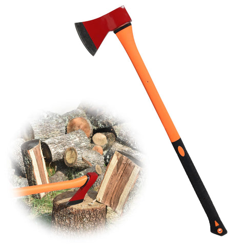 ETICSIPA chopping axe with fiberglass handle offers durable balance for daily firewood prep.