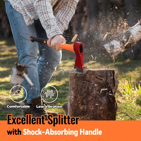 ETICSIPA shock-absorbing handle reduces vibration for extended gardening tasks.