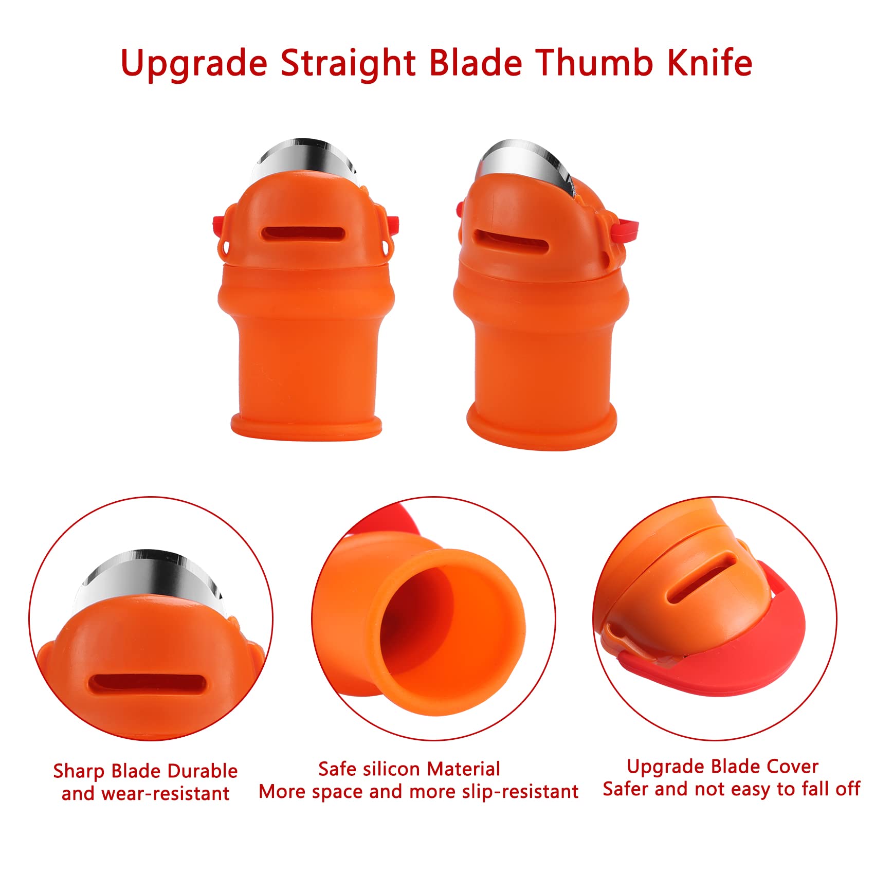 E-TING small straight blade thumb knife enables delicate trimming in tight spots.