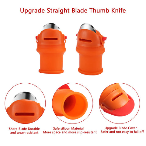 E-TING small straight blade thumb knife enables delicate trimming in tight spots.