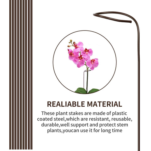 Etnorsu 15-piece plant clips keep rhizomes and stems fixed firmly.