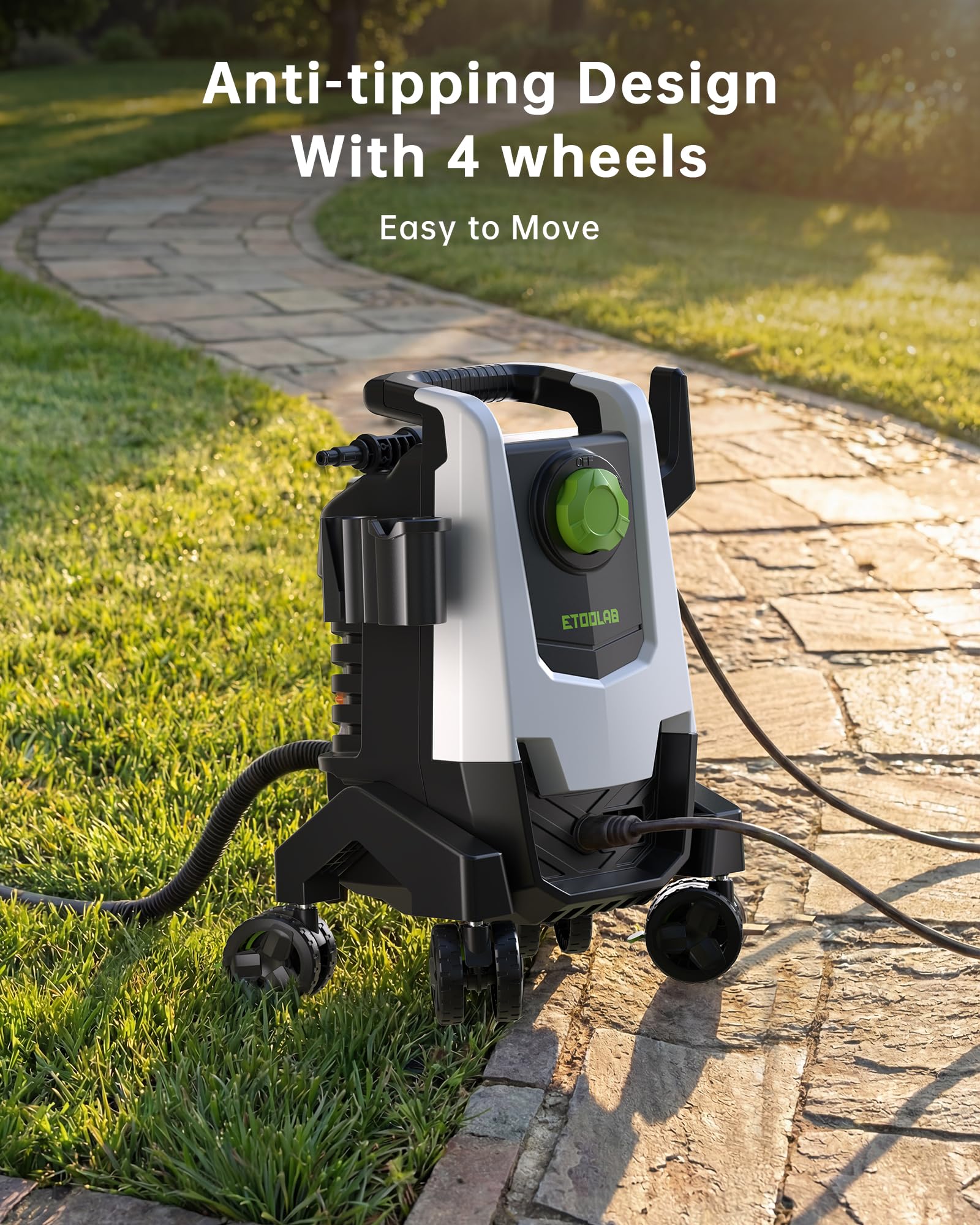 etoolab stainless steel spray gun offers durability and leak resistance