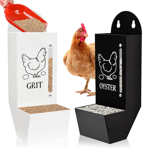 ETSSXYSO visual window feeder lets you monitor oyster shell and grit at a glance.