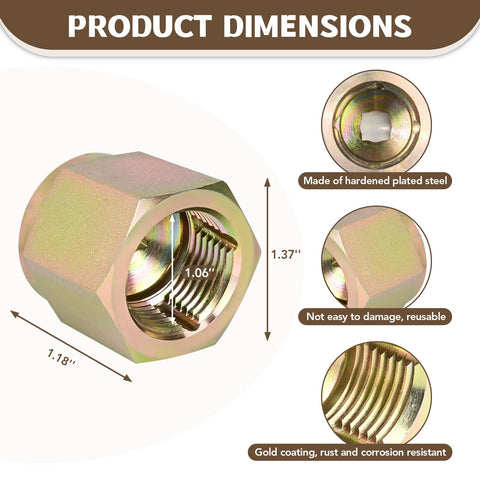 ETZ 05265 hose thread cleaner attachment cleans rust and debris for a tighter seal.