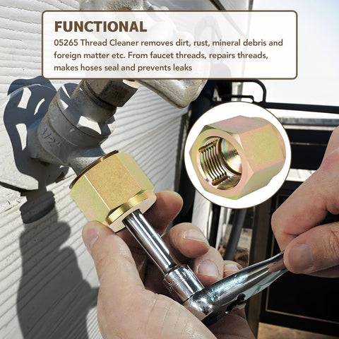ETZ 05265 offers rust- and high-temperature-resistant performance for outdoor faucets.