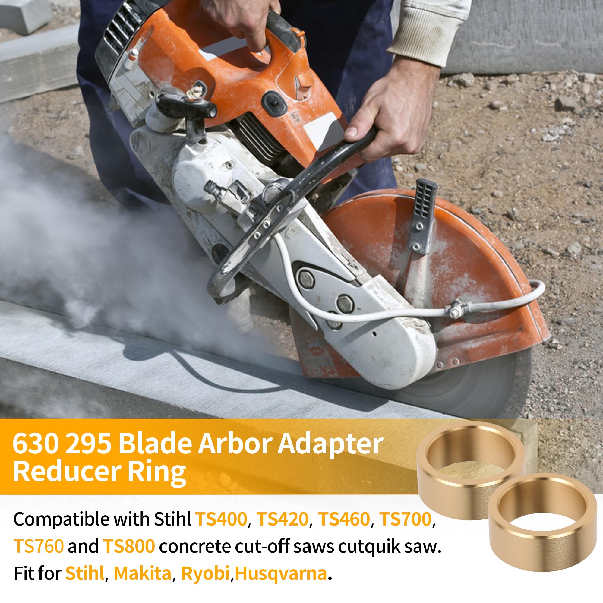 ETZ easy-install reducer ring simplifies replacement with power-off safety.