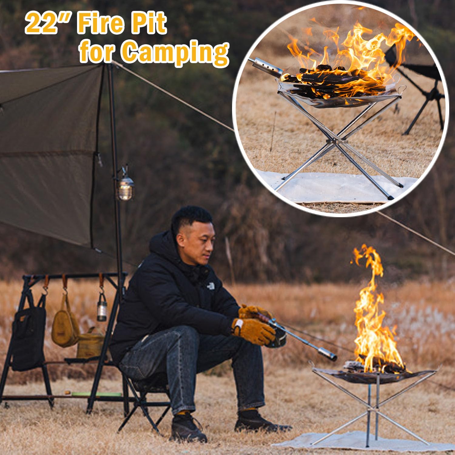 Eubeneortho compact setup makes backyard parties quick and enjoyable.