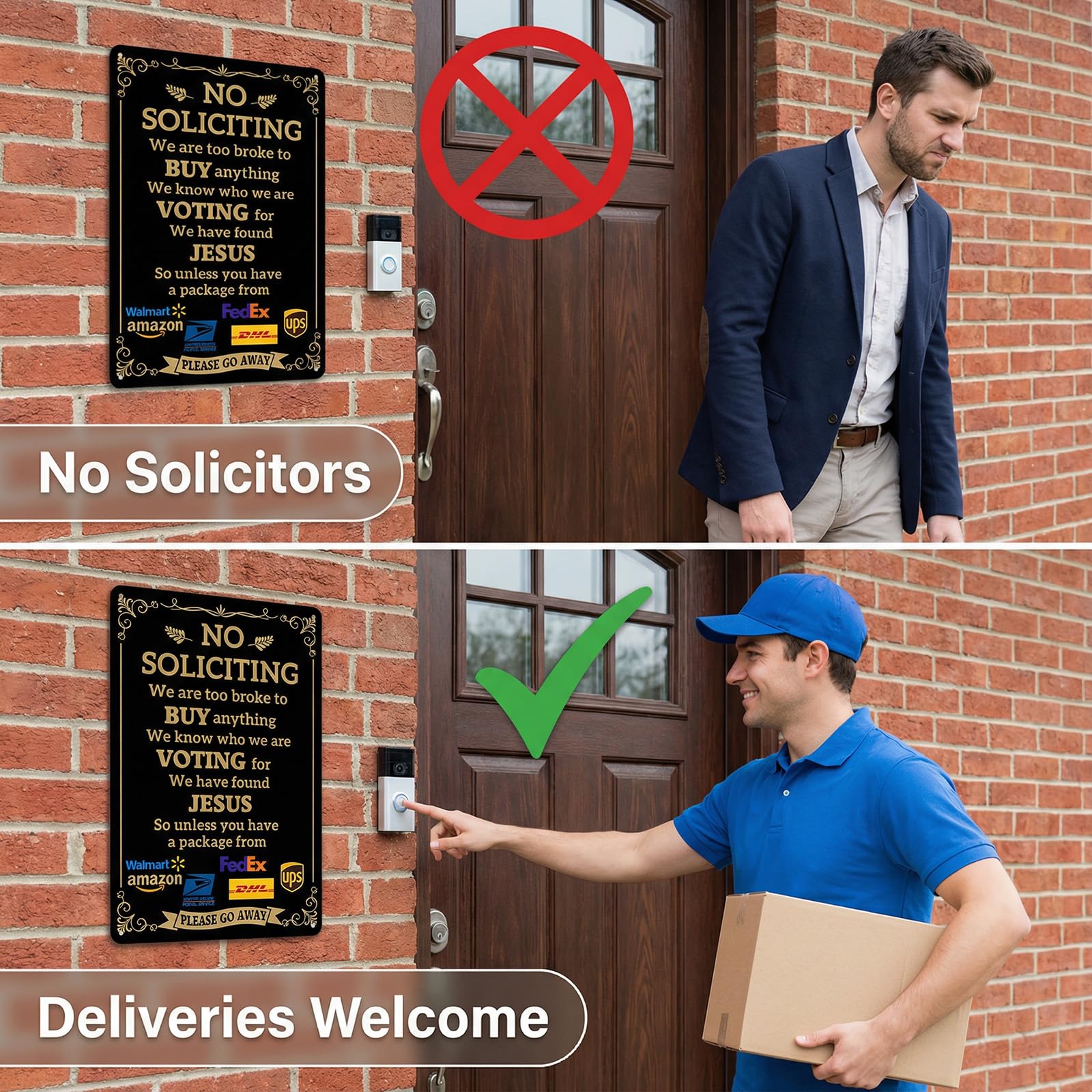 EudaBlos sturdy exterior sign highlights weather-resistant design.