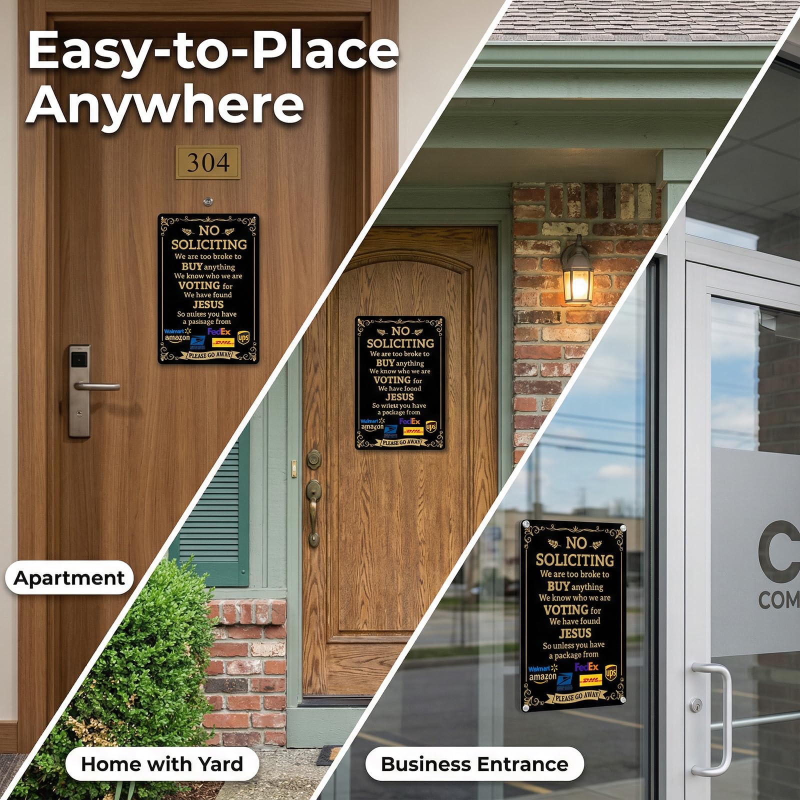 EudaBlos yard decor sign suitable for porch and yard visibility.