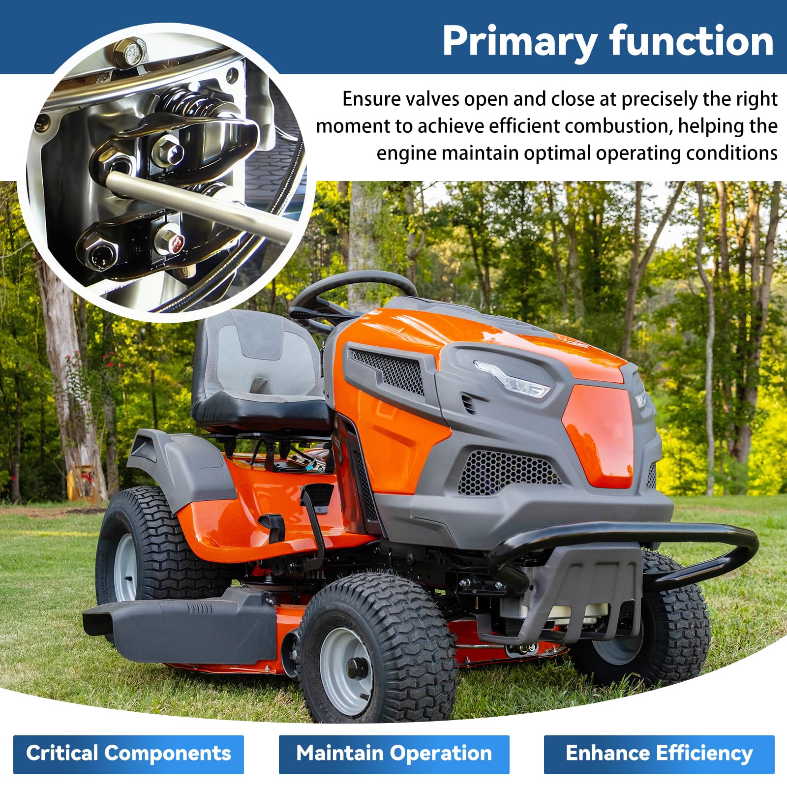 Eudaimonia engine-fit note emphasizes compatibility with Briggs Stratton models