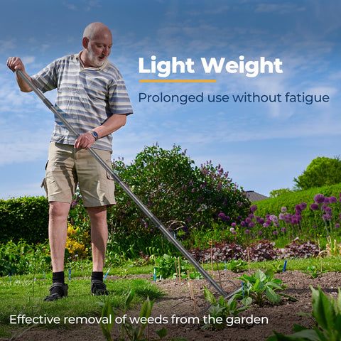 EUIJOIP 49-inch rake easy disassembly for portable storage