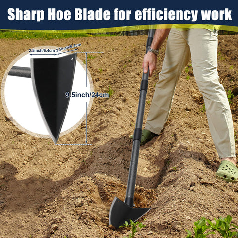 EUIJOIP adjustable pole extended to reveal reach from 15 to 60 inches