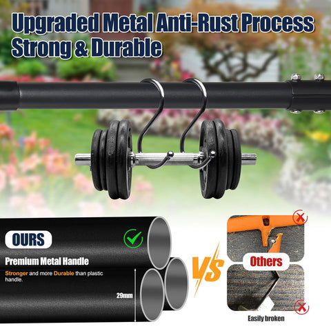 EUIJOIP professional-grade yard maintenance with this adjustable edger
