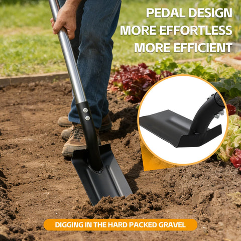 EUIJOIP ergonomic standing-dig design reduces back strain.