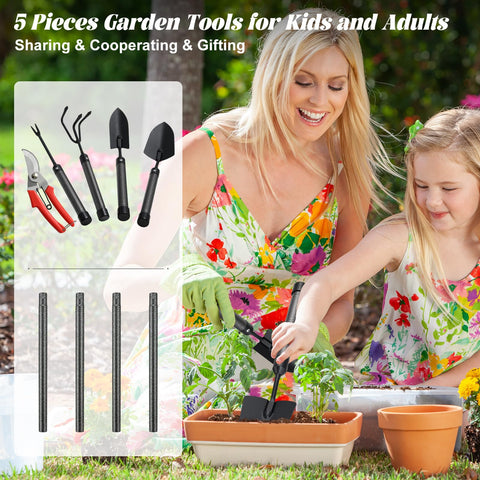 EUIJOIP garden tool set pruning shears for clean cuts and healthy plants.