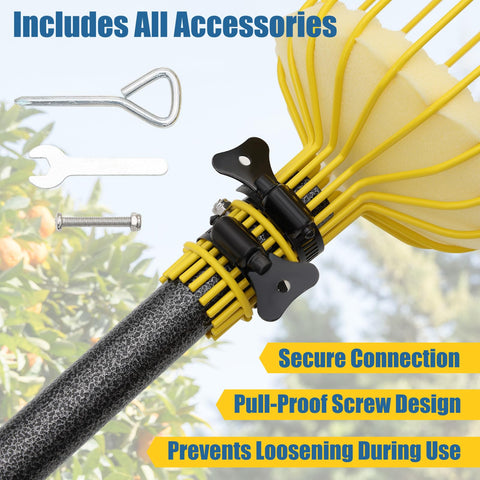 EUIJOIP ladder-free harvesting supports safe picking for seniors and kids.