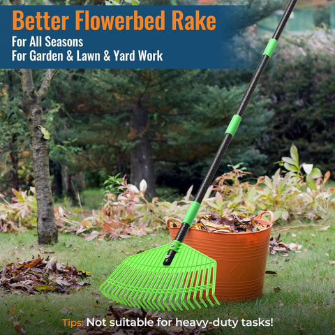 EUIJOIP durable outdoor rake ready for seasonal yard tasks