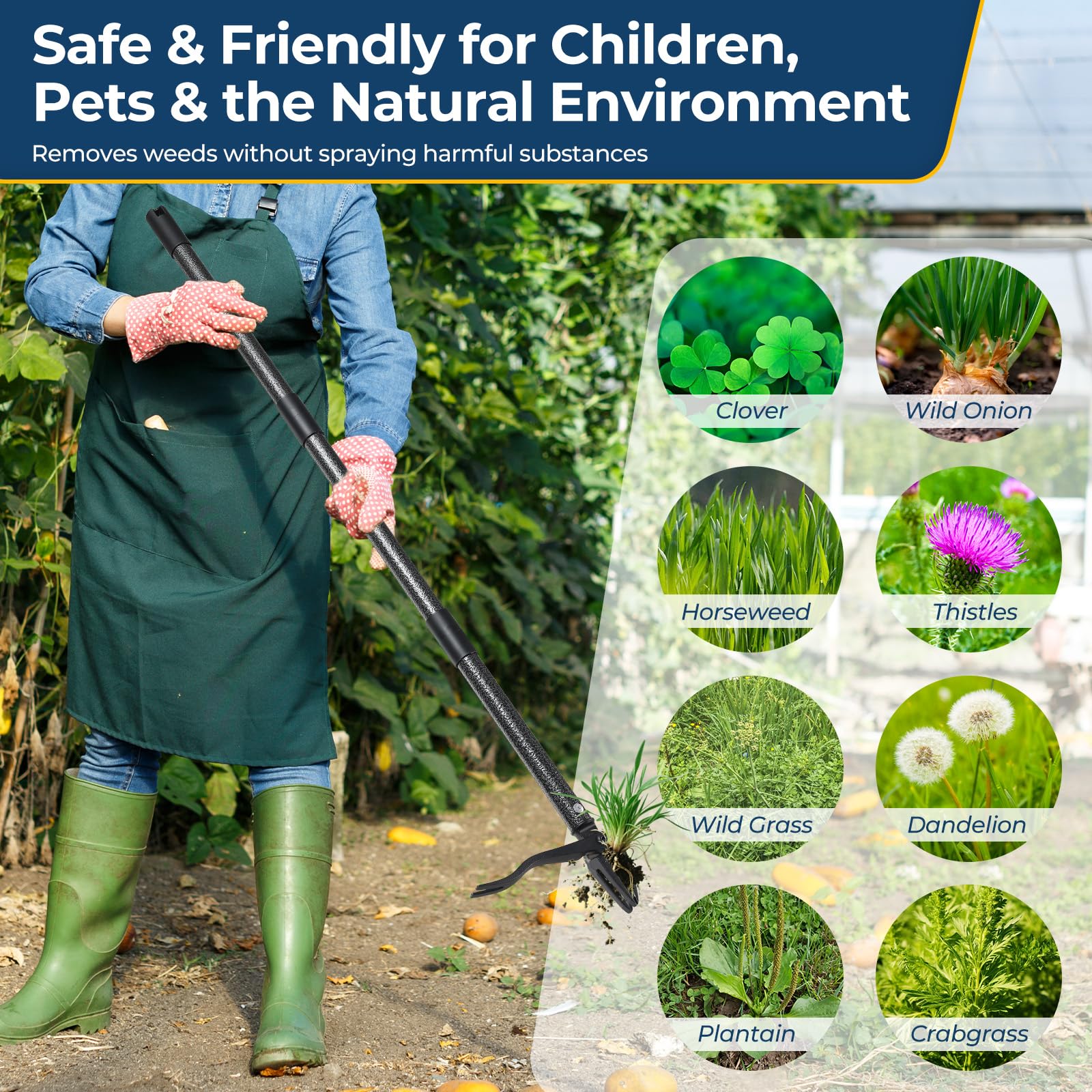 EUIJOIP use by a senior gardener to maintain tidy beds