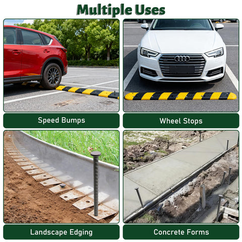 EUOKOK ground stakes support tents, parking, and landscape installations