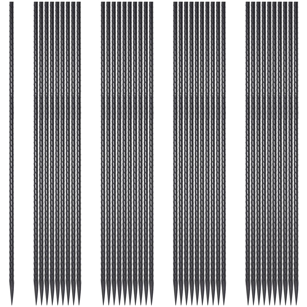 EUOKOK rebar stakes 24-inch 40-pack offer strong ground anchoring for landscape projects.