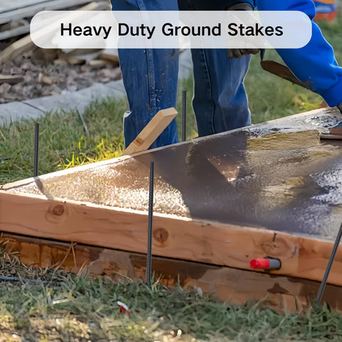 EUOKOK survey-marker stake keeps concrete or turf markers clearly visible.