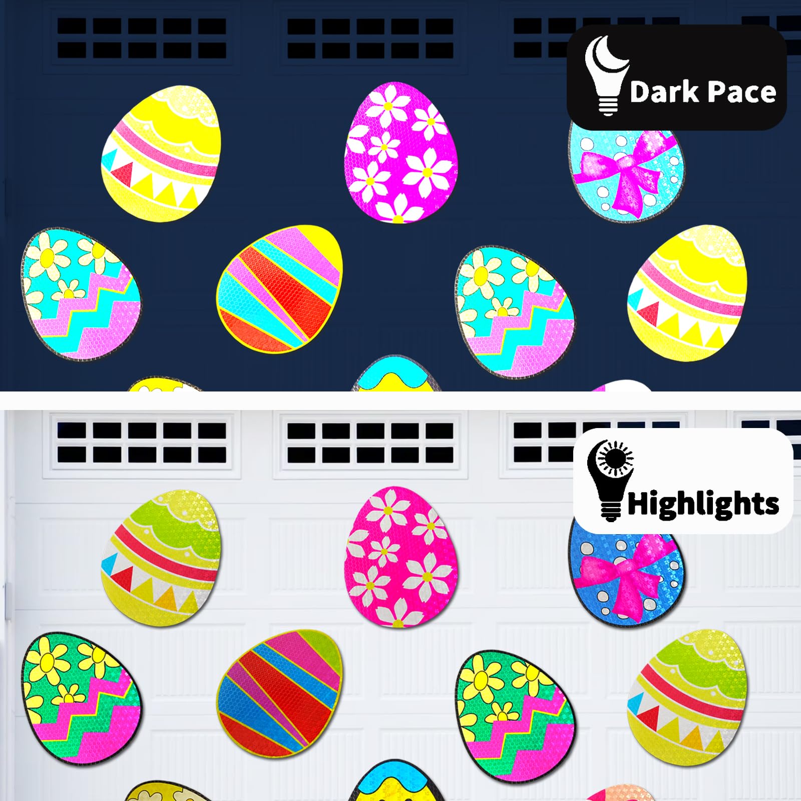 euoloar Easter egg magnet on car adds holiday flair while driving