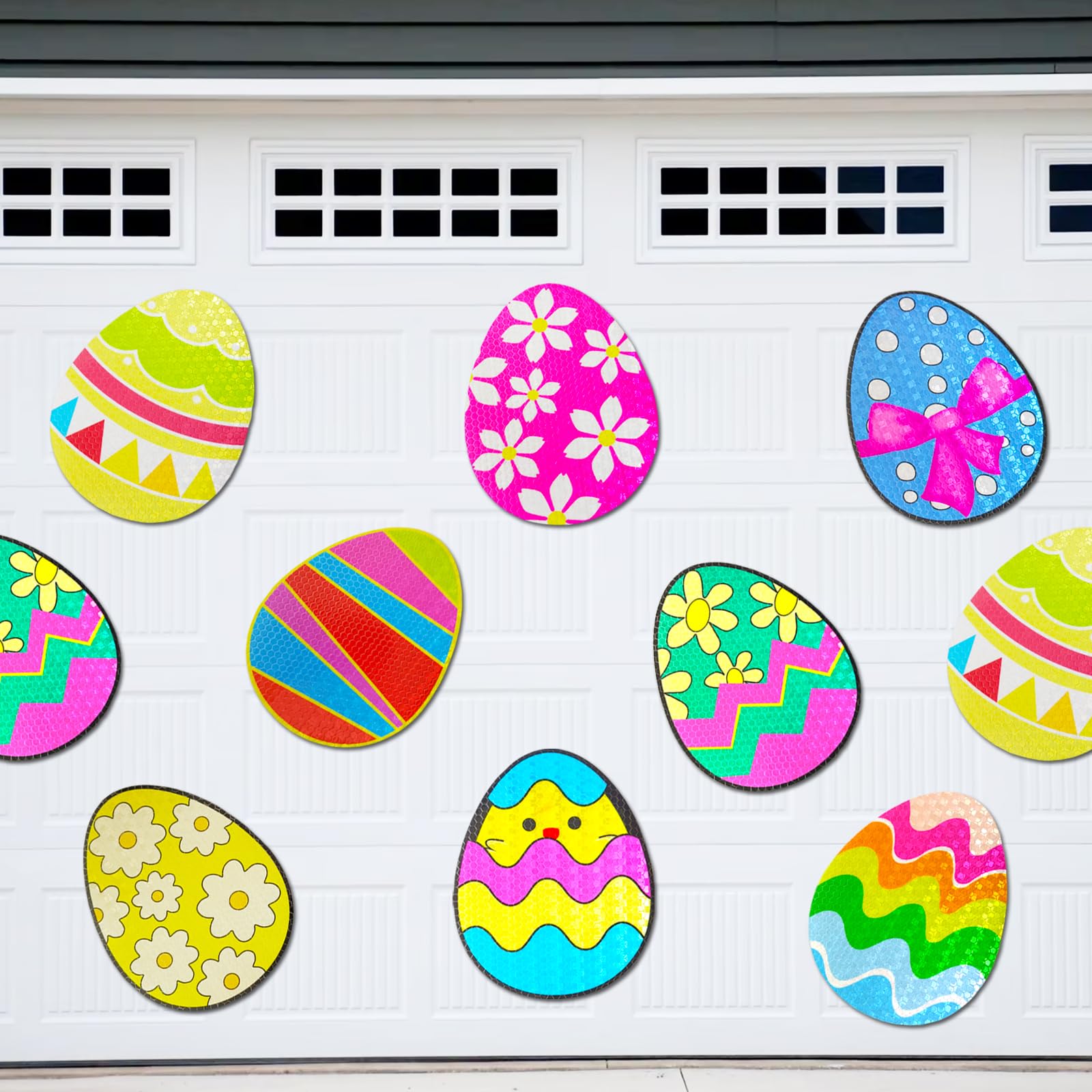 euoloar Easter egg magnet on fridge adds festive vibes