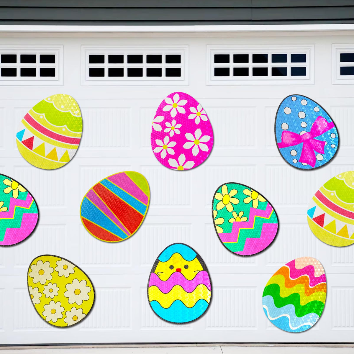 euoloar Easter egg magnet on fridge adds festive vibes