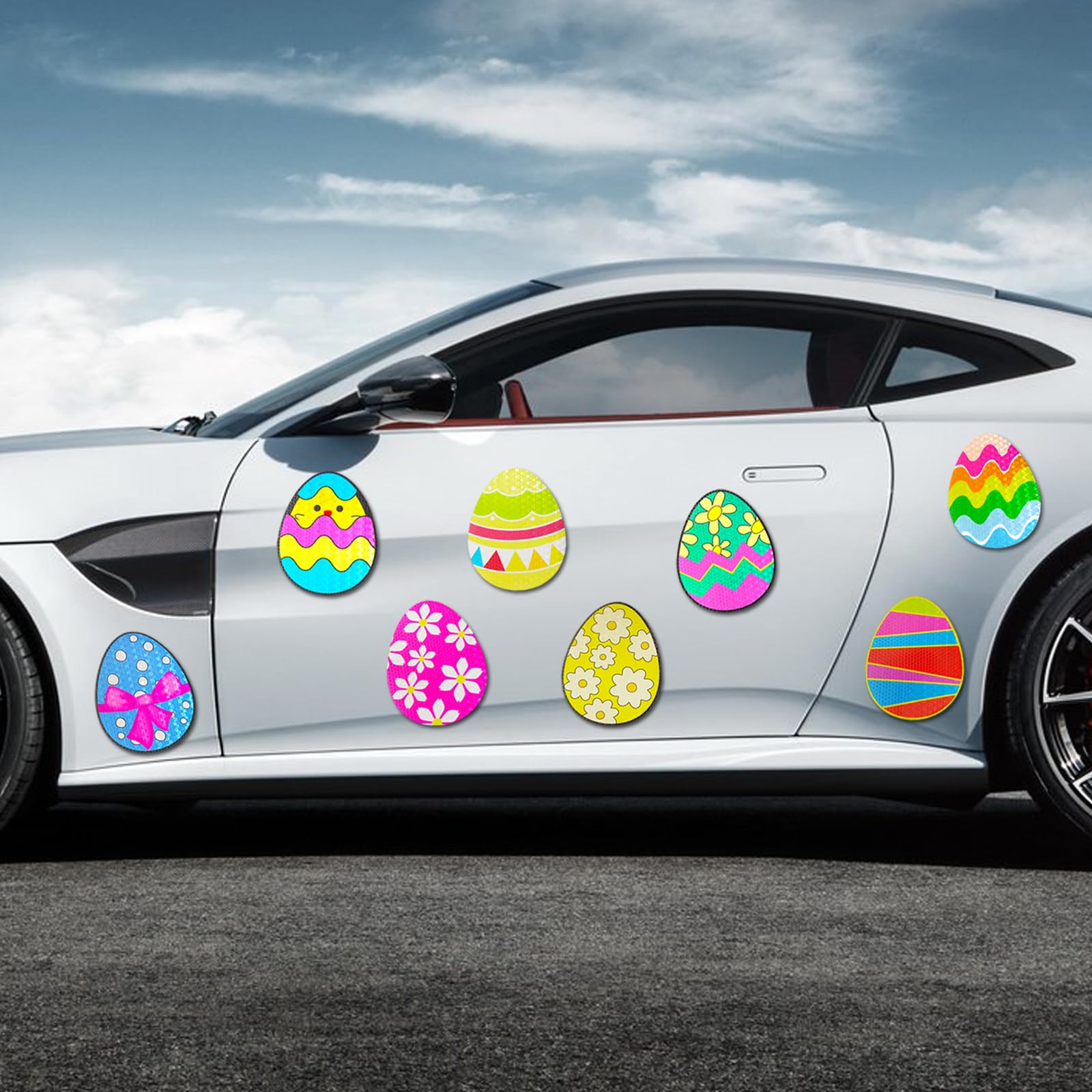 euoloar Easter egg magnet set enhances kitchen metal surfaces
