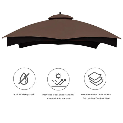 Eurmax canopy top designed for quick, easy installation on a gazebo.