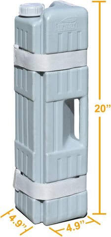 Eurmax easy-transport handle aids quick weight relocation during setup