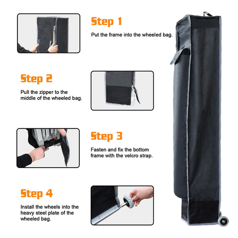 Eurmax front pocket in use demonstrates extra space for accessories.