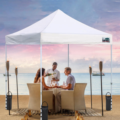 Eurmax no-sand design allows flexible weight choice.