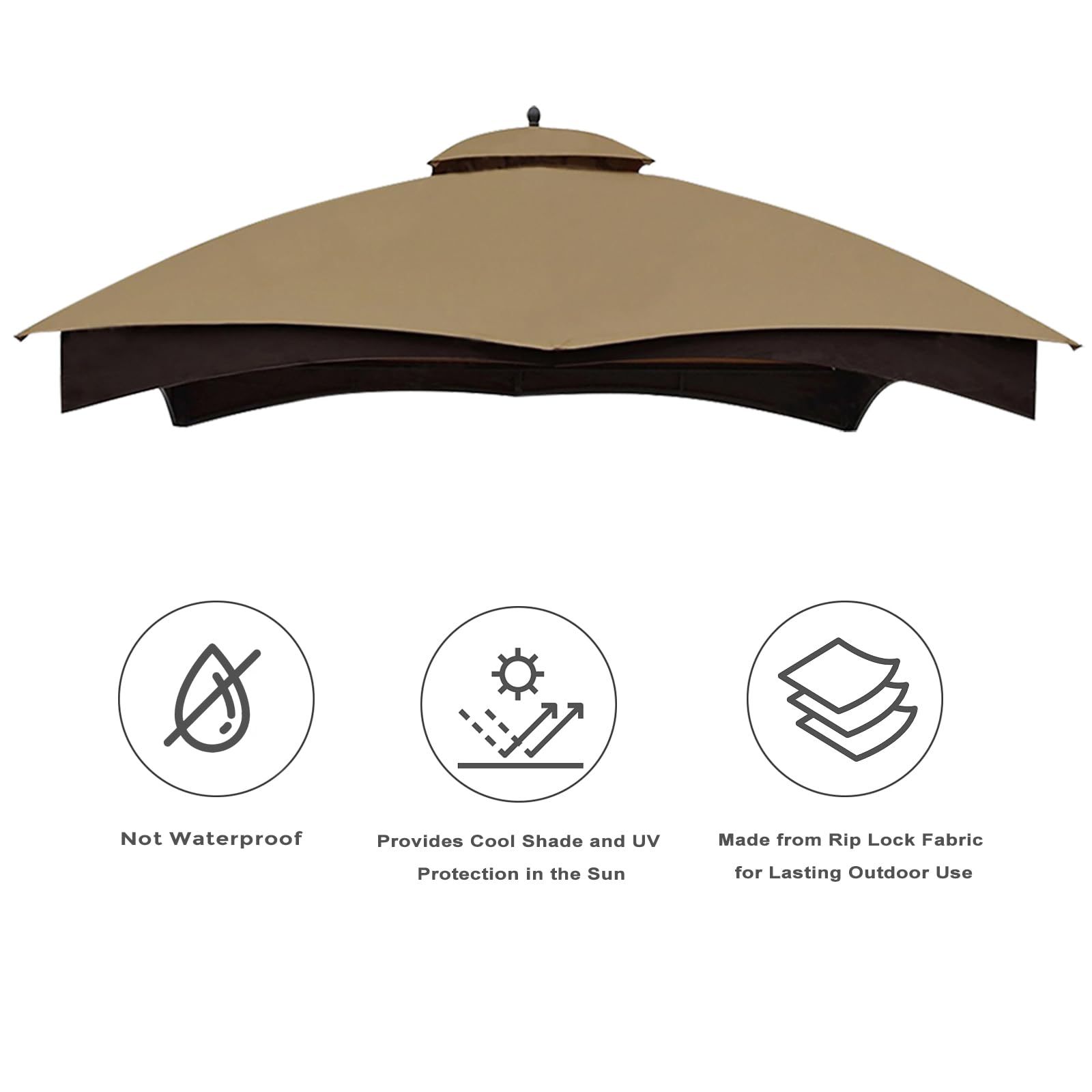 Top-only canopy from Eurmax for replacement, frame not included.