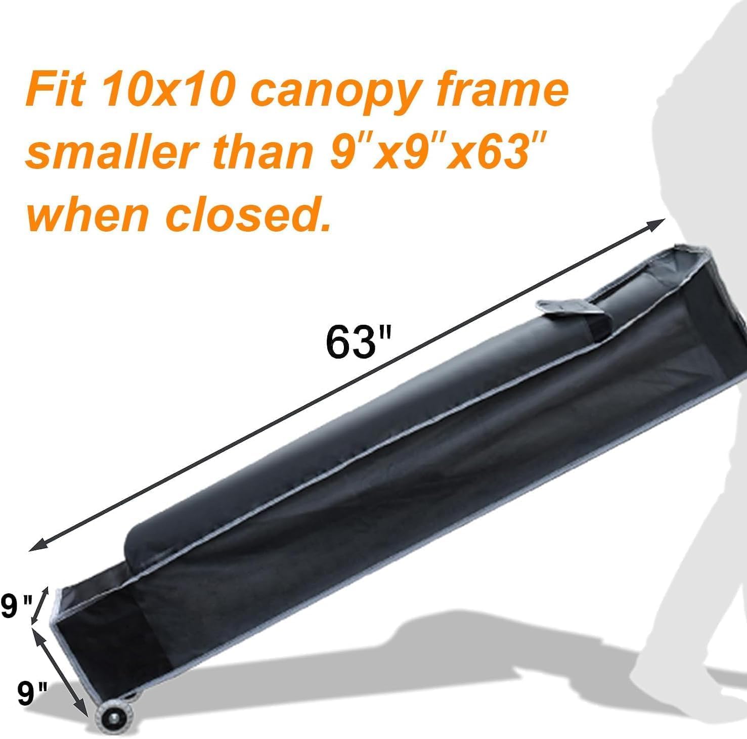 Eurmax wheels and aluminum plate detail enabling smooth event mobility.