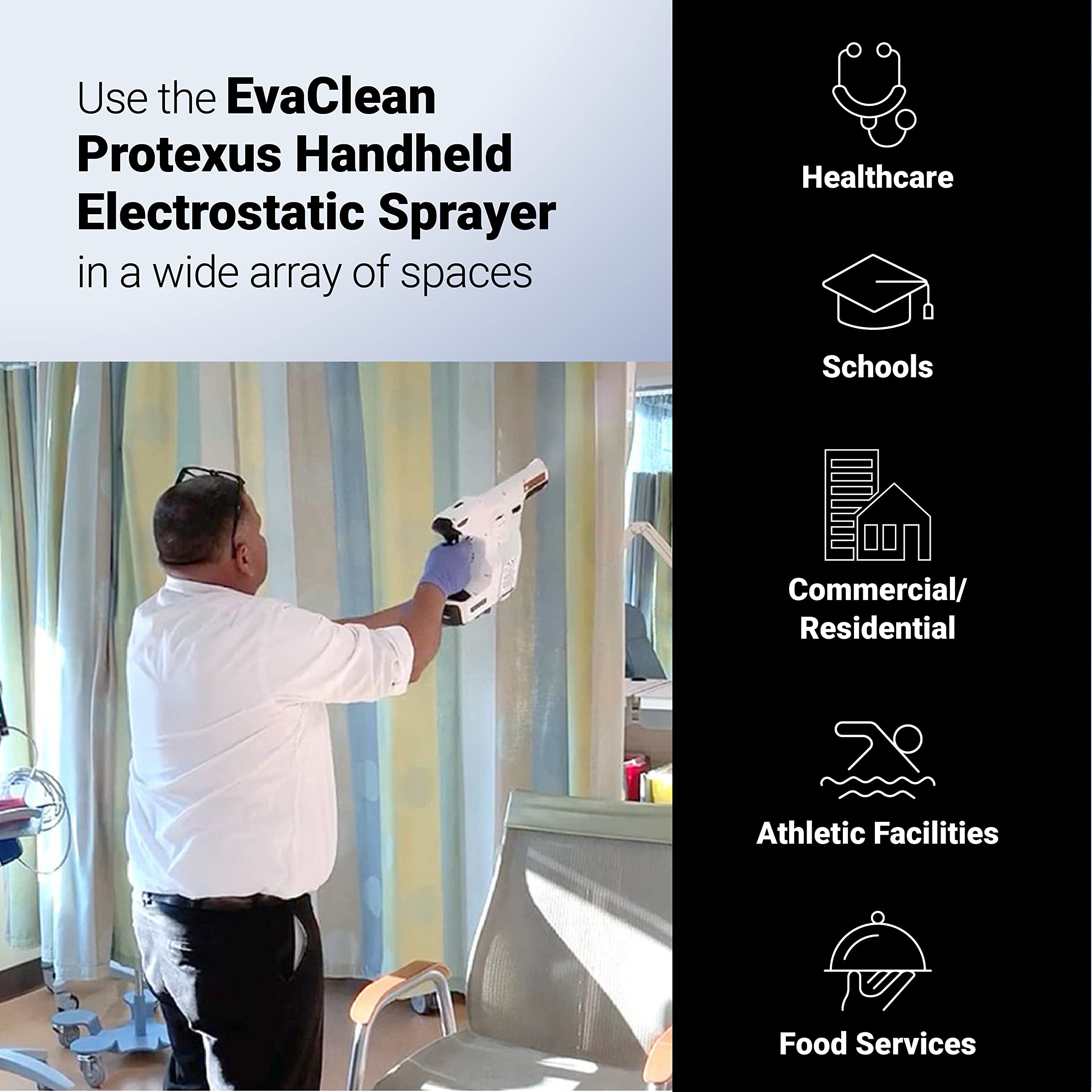 EvaClean PX200 battery charging setup showing cordless flexibility for on-demand use