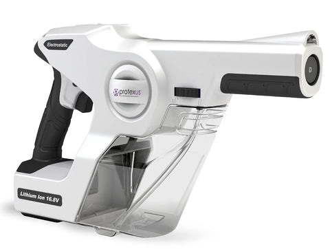 Cordless ergonomic handle on PX200 supports comfortable use during long spraying sessions