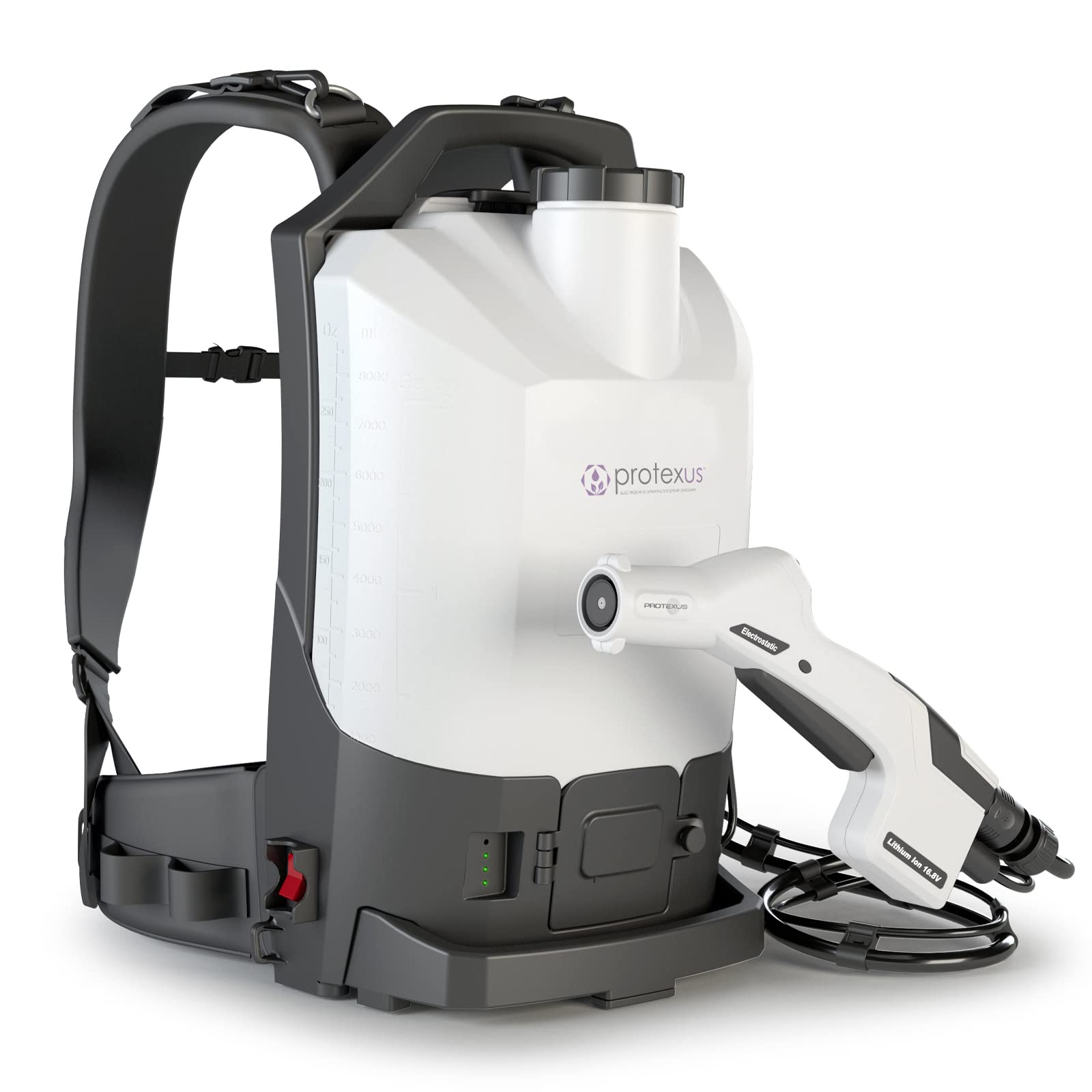 EvaClean Protexus PX300 ergonomic soft-grip handle reduces user fatigue.