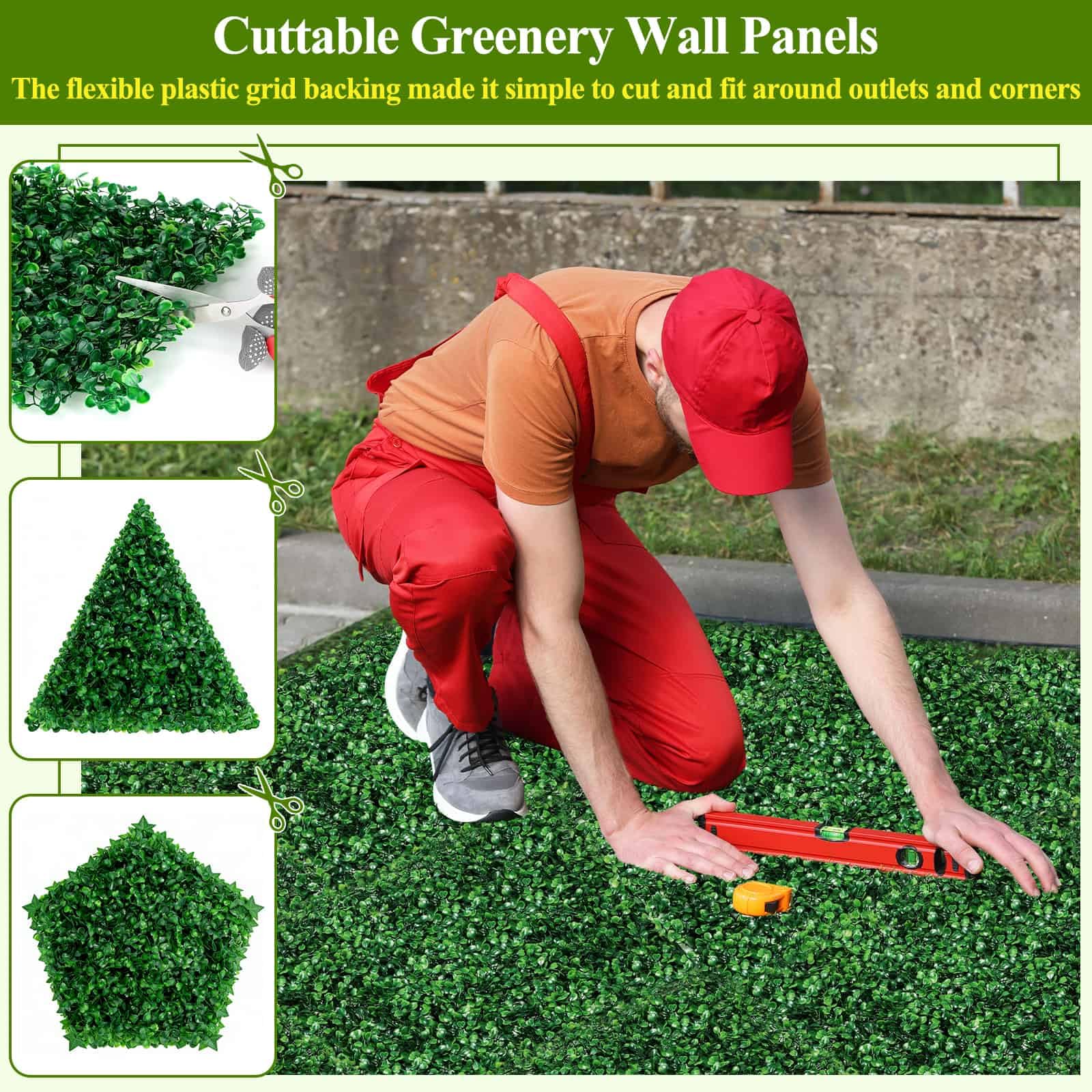 Perfect for privacy fences, walls, and temporary event backdrops.