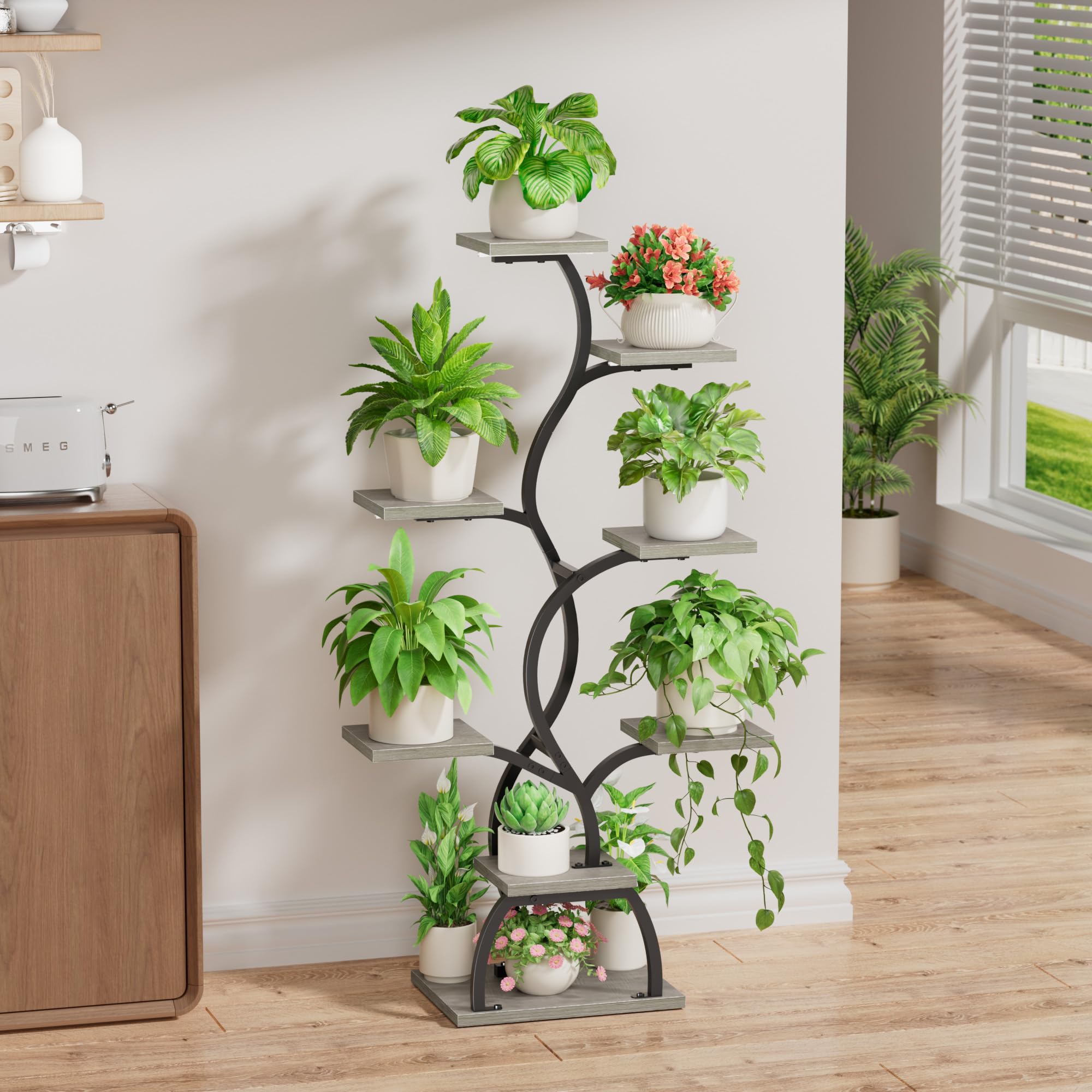 EVAWOO full spectrum timer grow lights support indoor plant health