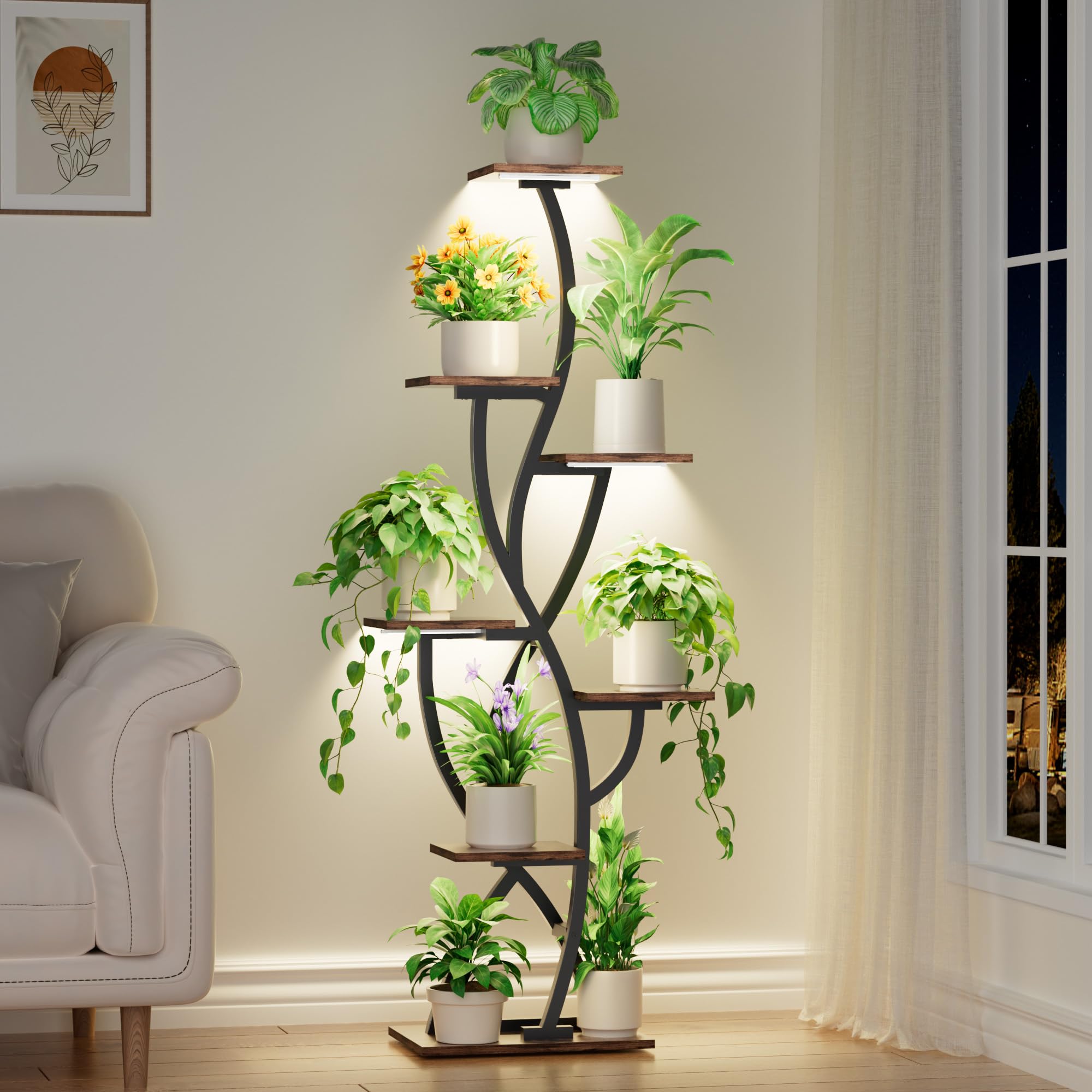 EVAWOO plant stand makes a great gift for plant lovers and homes.